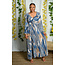 Final Notice Pleated Maxi Dress - Navy