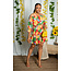 Morning Grace Floral Off Shoulder Dress - Mustard