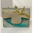 All Around Dazzle Clutch Ocean Gold