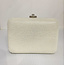 Living Luxe Pearl Clutch - Silver