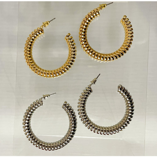 Bounce Back Hoop Earrings Bounce Back Hoop Earrings