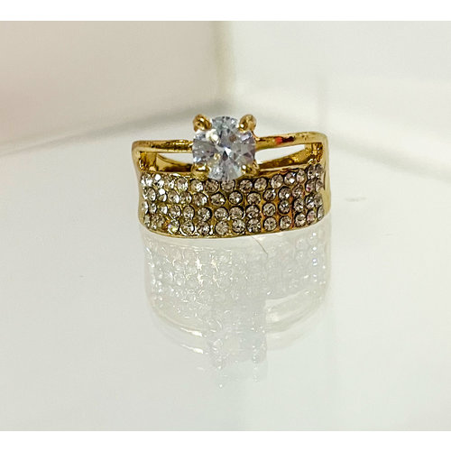 Happily Ever After Rhinestone Ring