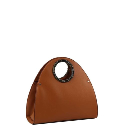 Hang On Bamboo Handbag - Tan Hang On Bamboo Handbag - Tan