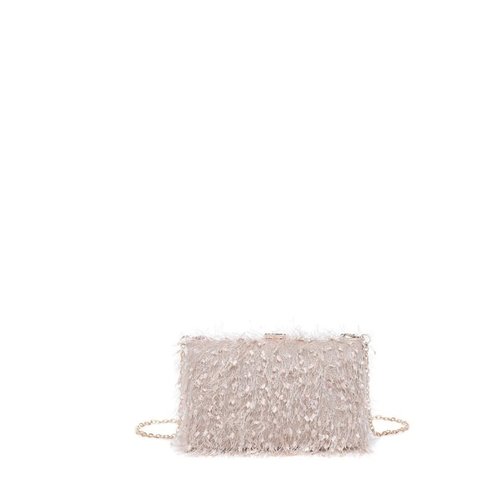 Don't Ruffle My Feathers Clutch - Champagne Don't Ruffle My Feathers Clutch - Champagne