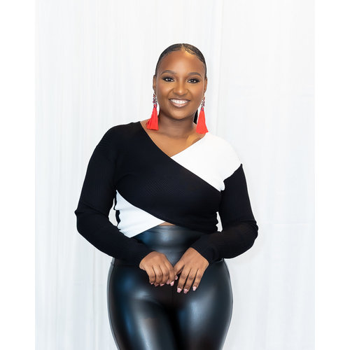 Double Cross Ribbed Sweater - BLACK/WHITE Double Cross Ribbed Sweater - BLACK/WHITE