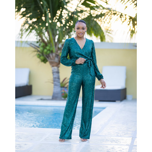 Emerald City Sequin Jumpsuit Emerald City Sequin Jumpsuit