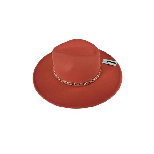Mixed Feeelings Hat - Rust Mixed Feeelings Hat - Rust
