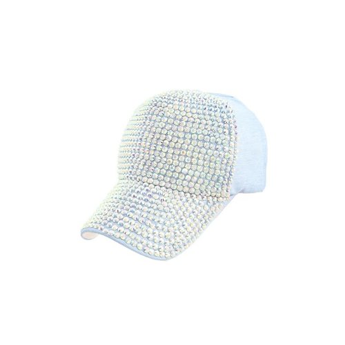 Bad Babe Rhinestone Hat - Light Denim Bad Babe Rhinestone Hat - Light Denim