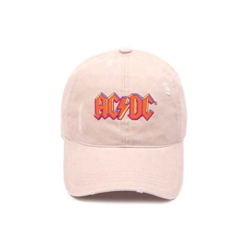 ACDC Band Baseball Cap - Dusty Pink ACDC Band Baseball Cap - Dusty Pink