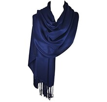 Navy Pashmina Scarf