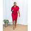 Admire Your Beauty Dress - Burgundy