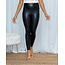 Ride Or Die Leather Leggings - Black