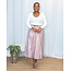 Magical Moments Glitter Pleated Midi Skirt