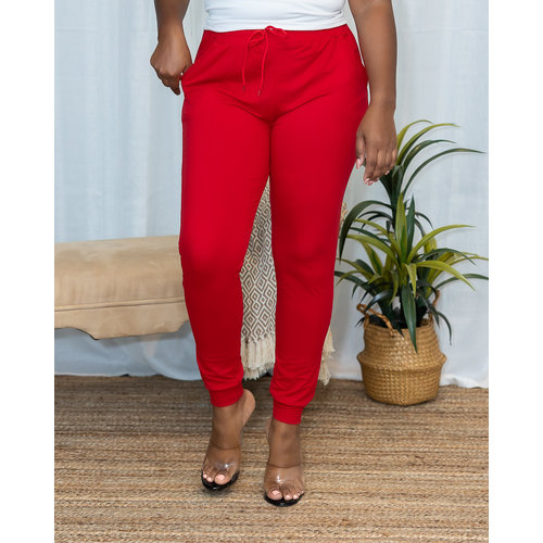 Classic Vibes Joggers - Red Classic Vibes Joggers - Red