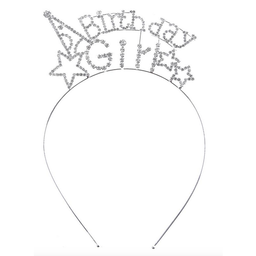 Birthday Party Headband - Silver Birthday Party Headband - Silver
