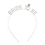 Bride To Be Heaband - Silver