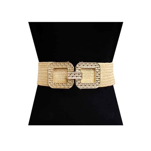 Forever Locked In Stretch Belt - Beige Forever Locked In Stretch Belt - Beige