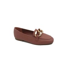 On The Move Chain Link Loafer - Terra Cotta