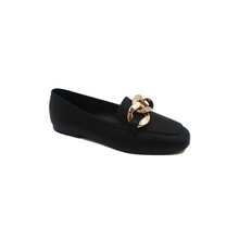 On The Move Chain Link Loafer - Black