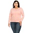 PLUS Dusty Pink Round Neck Cardigan