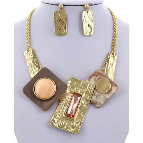 Put It Together Necklace Set - Light Pink Put It Together Necklace Set - Light Pink