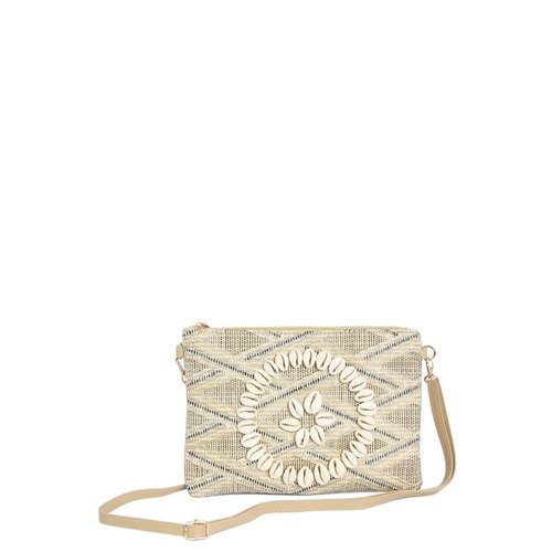 Throwing Shade Clutch - Beige Throwing Shade Clutch - Beige