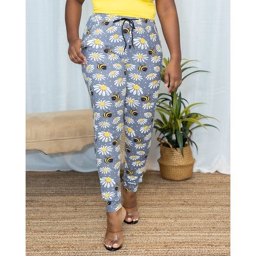 Totally Buzzing Floral Joggers