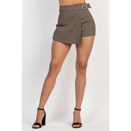 Schooling You Houndstooth Skort Schooling You Houndstooth Skort