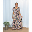 Best Journey Animal Wrap Maxi Dress