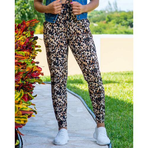 Wild Side Leopard Joggers Wild Side Leopard Joggers