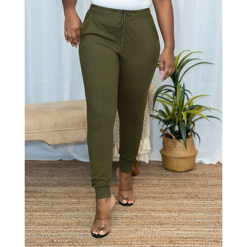 Classic Vibes Joggers - Olive Classic Vibes Joggers - Olive