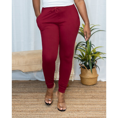 Classic Vibes Joggers - Burgundy Classic Vibes Joggers - Burgundy