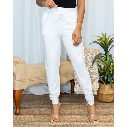 Classic Vibes Joggers - White Classic Vibes Joggers - White