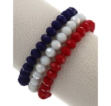 Trifecta Arm Candy Set - Red/White/Navy