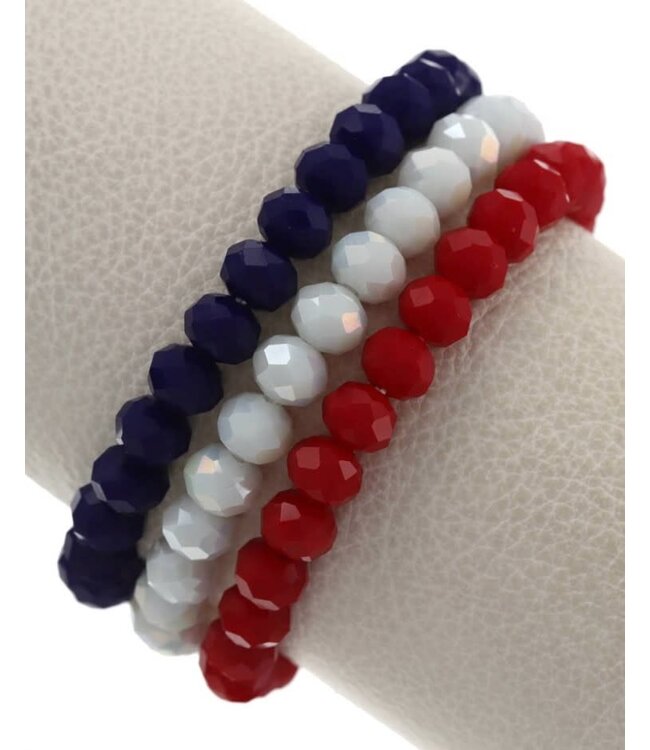 Trifecta Arm Candy Set - Red/White/Navy