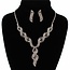 Time To Shine Necklace Set - Silver