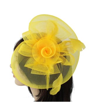 Endless Love Fascinator - Yellow