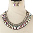 Feeling Exclusive Necklace Set - Silver Iridescent