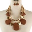 Big Bang Necklace Set - Brown