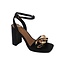 Link Me Up Block Heels BLACK