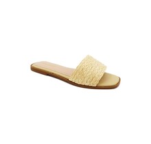 Straw Me Down Sandals - NATURAL