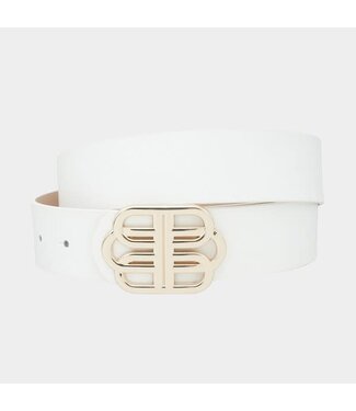 On The Right Path Belt - White