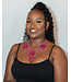 Drip Me In Jewels Necklace Set - Fuchsia