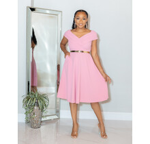 BEYOND THE EDGE DRESS - PINK