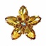 Farewell Floral Brooch - Yellow