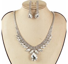 Make It Last Necklace Set - Silver