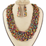 Braid Way Necklace Set - Multi