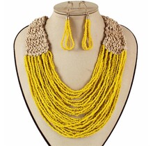 Day Adventure Necklace Set - Yellow