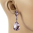 Plus One Crystal Earrings - Lavender