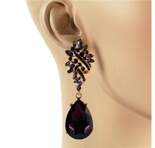 Magical Wishes Earrings - Purple